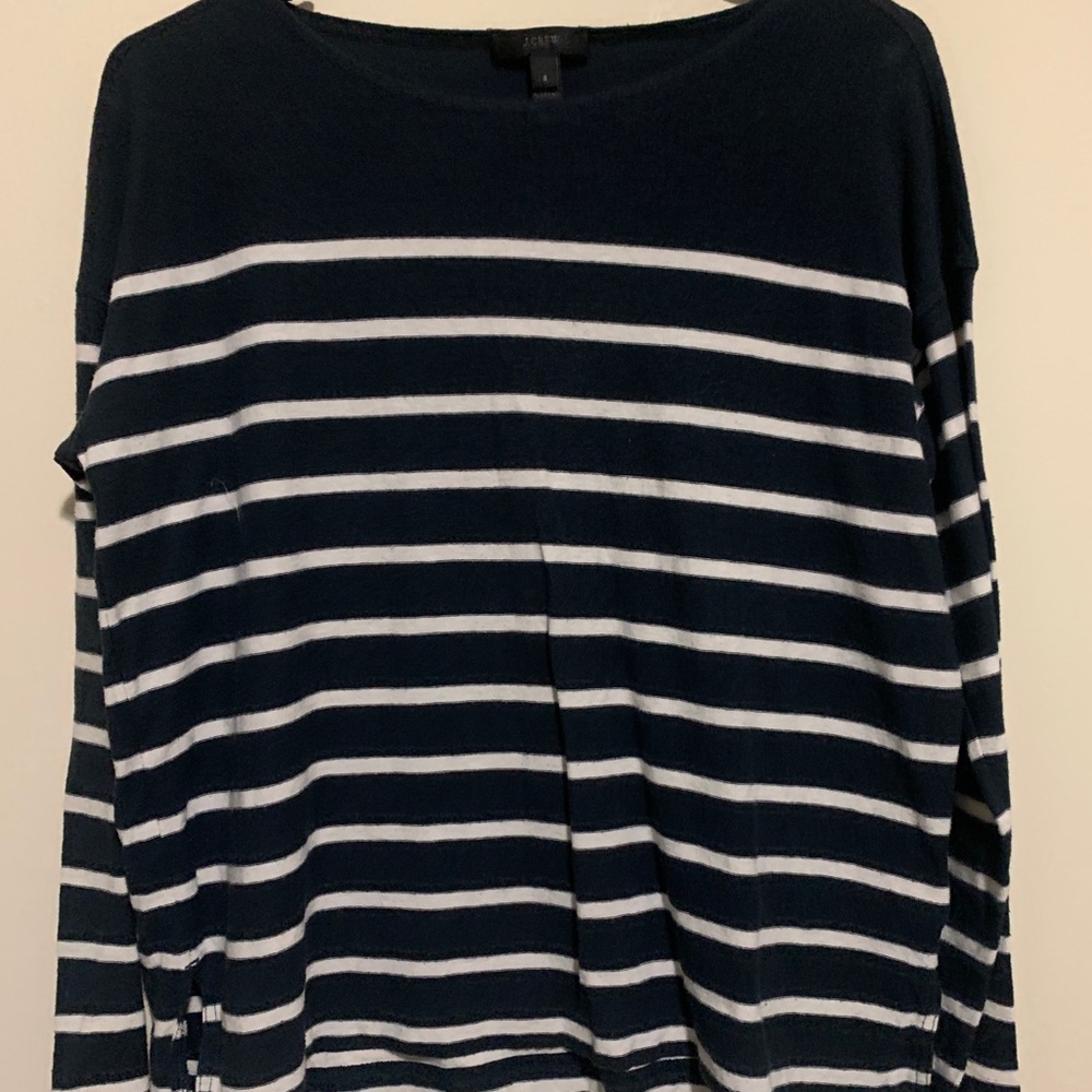 J Crew striped sweater